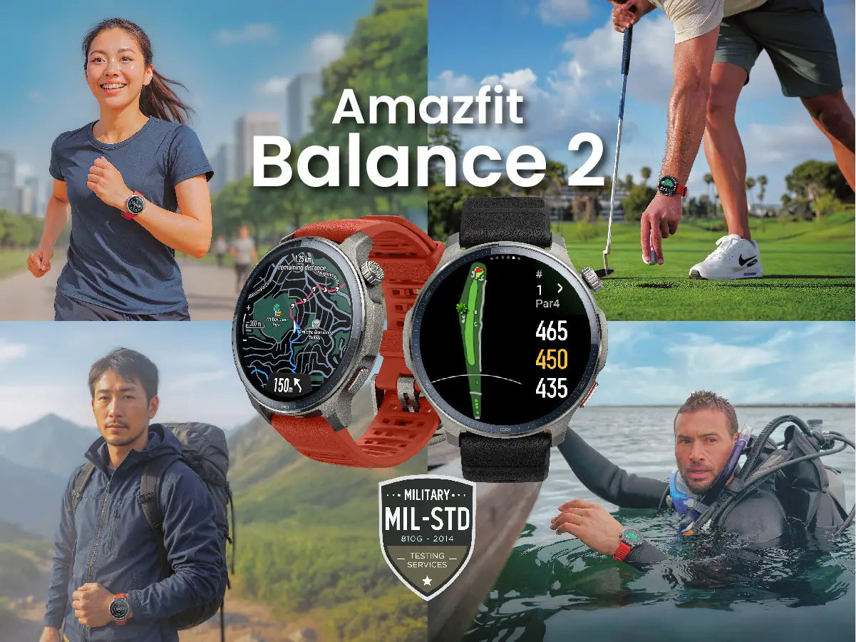 Amazfit Balance2・Amazfit Active 2 Square・Amazfit Helio Strap日本上陸!