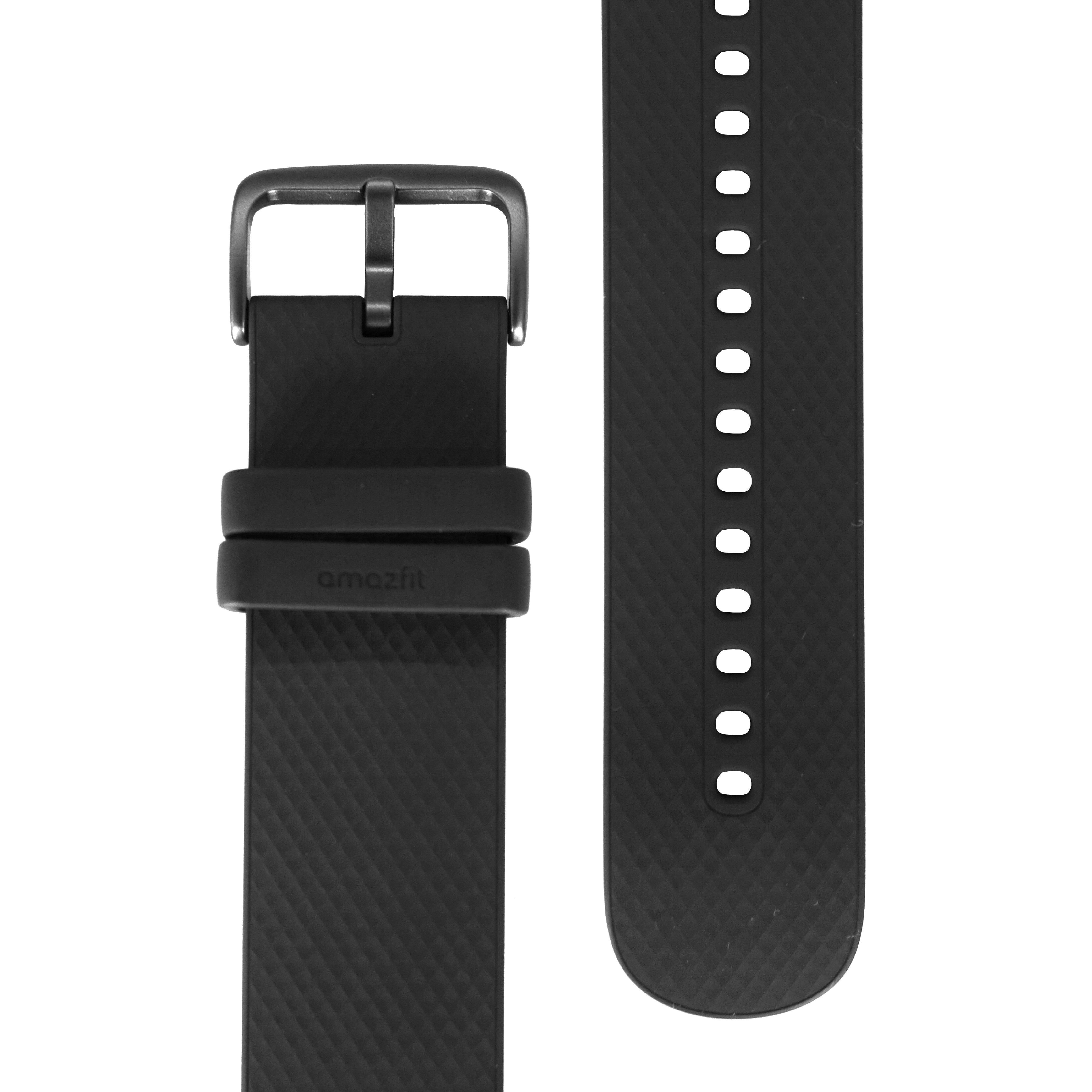 Amazfit 純正 シリコン 替えバンド 22mm インフィニットブラック