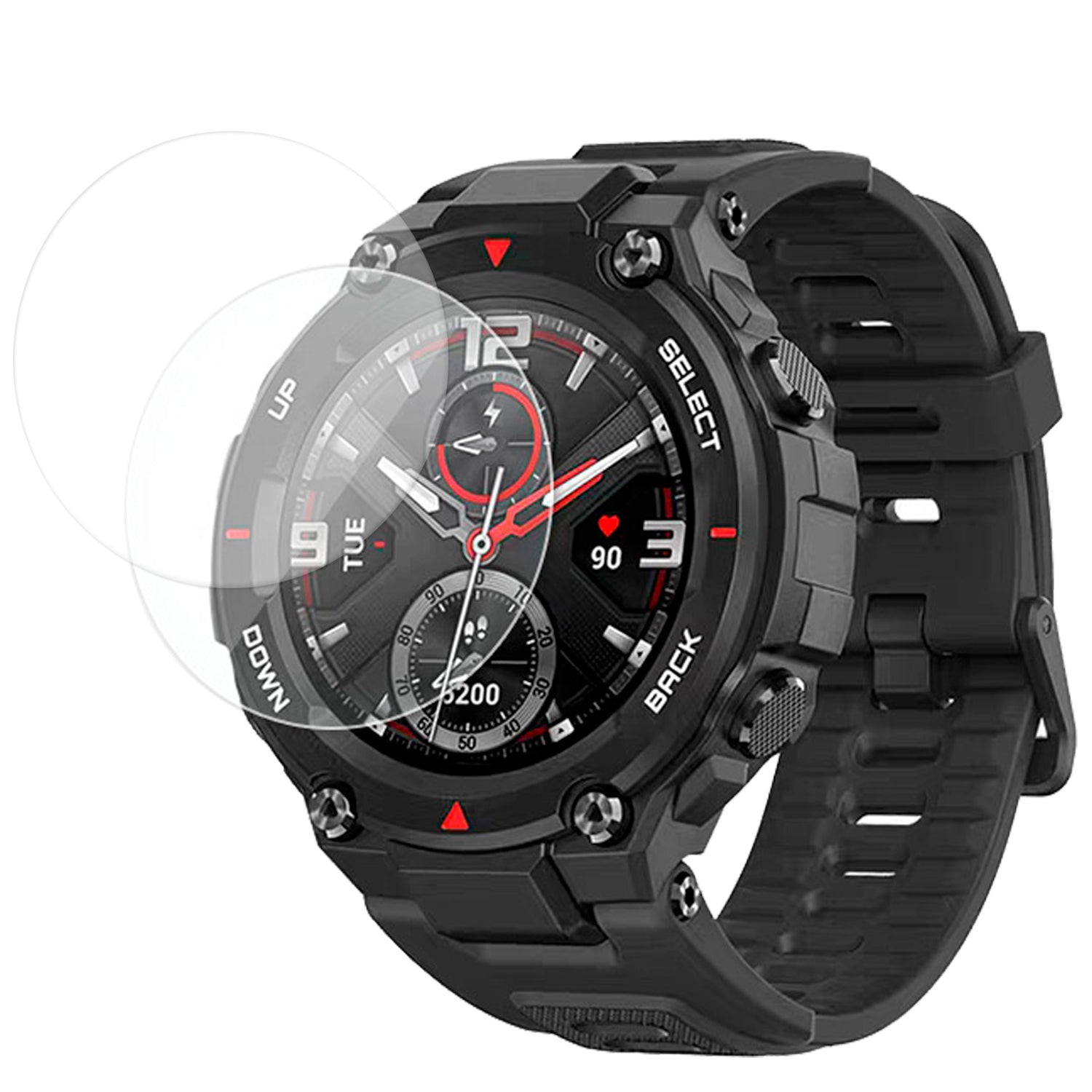 Amazfit スマートウォッチ 専用 保護 フィルム 2枚セット