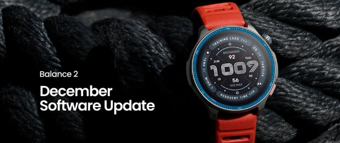 Amazfit Balance 2 12月ソフトウェアアップデート：強化された挑戦、より賢い追跡機能