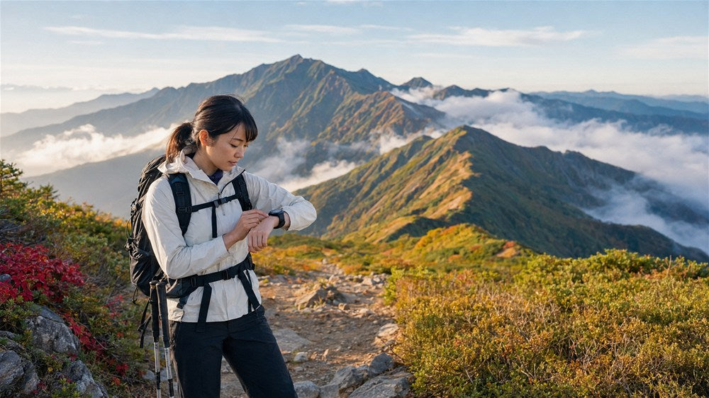 スマートウォッチで登山をもっと楽しむ