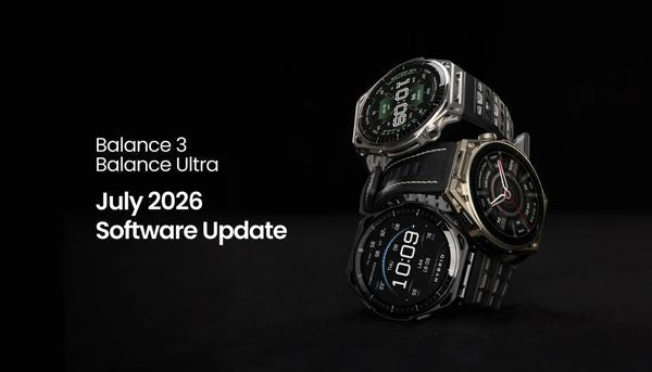 Amazfit Balance UltraおよびBalance 3のソフトウェアアップデート：よりスマートなナビゲーションと、より優れた地図コントロール