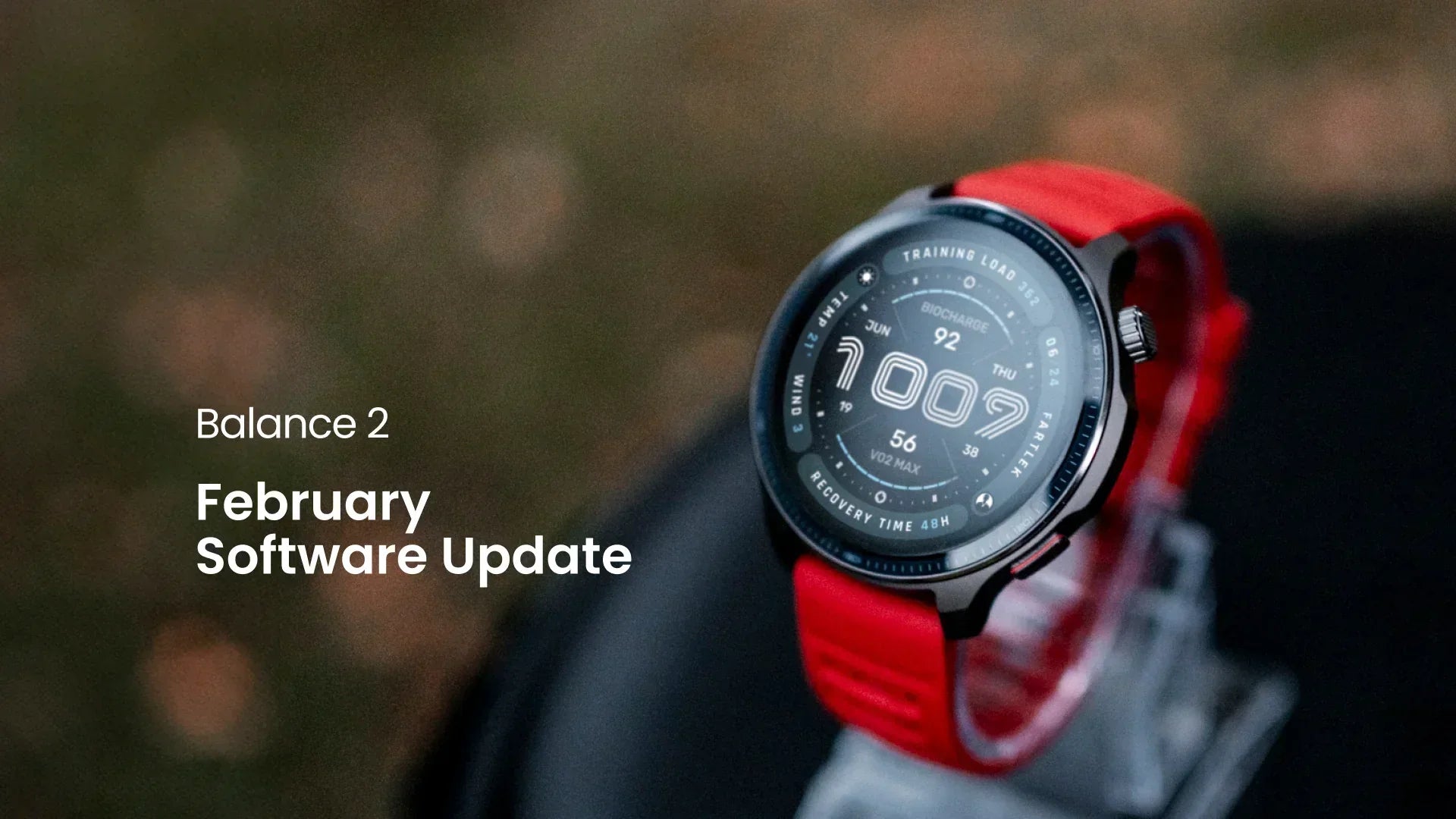 Amazfit Balance 2 2月のソフトウェアアップデート：ワークアウト体験を向上
