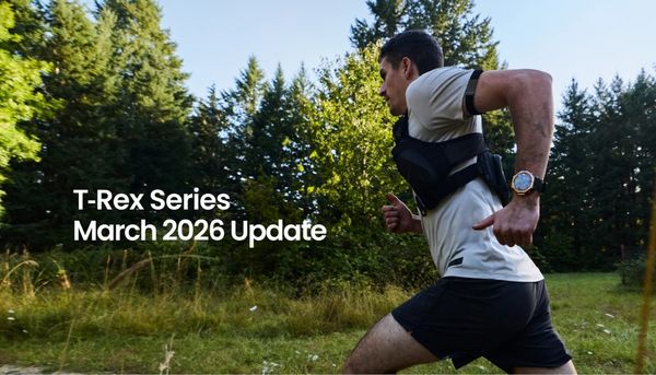 T-Rexシリーズ3月アップデート：トレーニング、ナビゲーション、ゴルフ機能が全面的にアップグレード