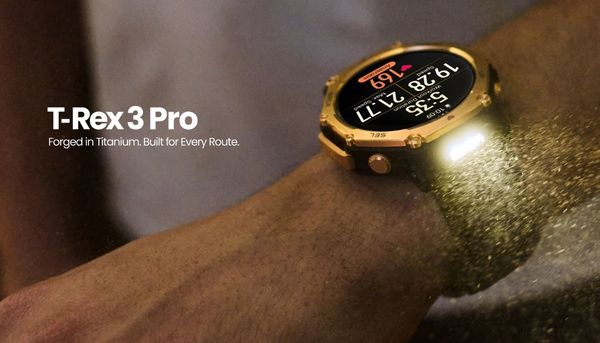 チタン製：Amazfit T-Rex 3 Proをご紹介します