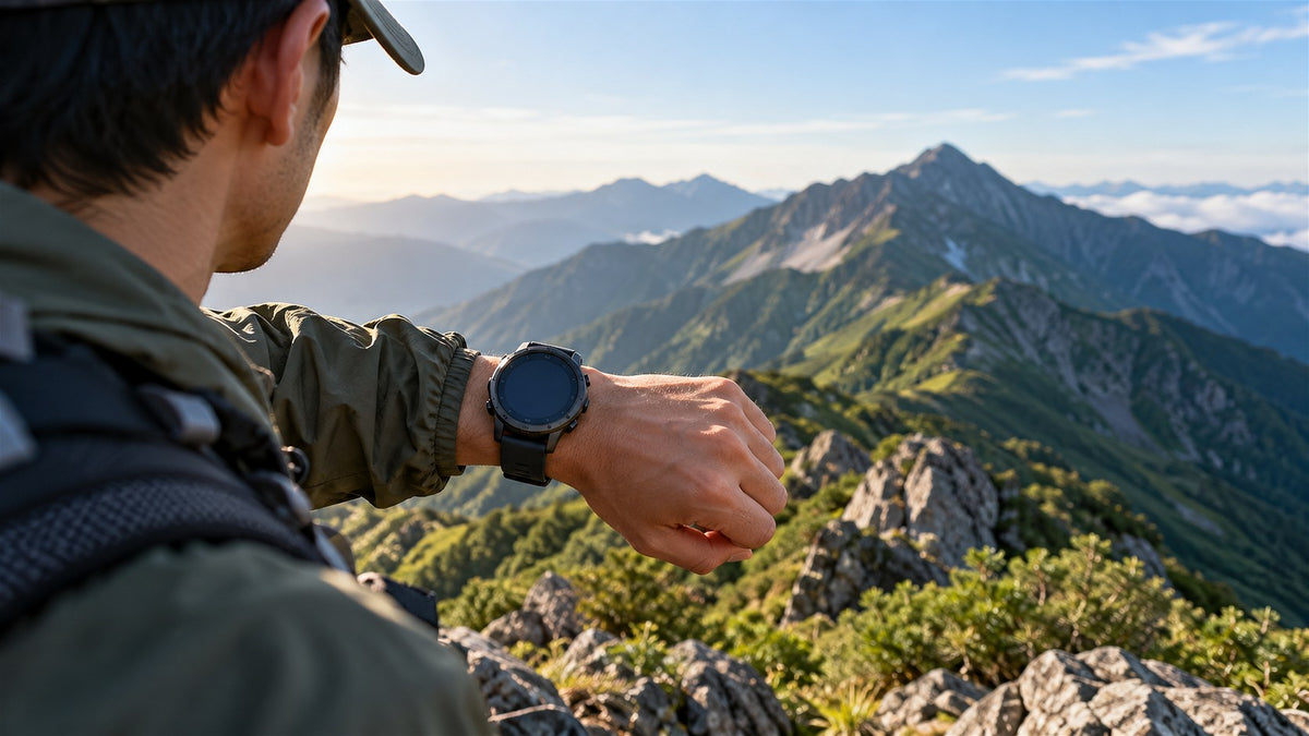 アウトドアでスマートウォッチを使いこなす！キャンプから登山、釣りの便利機能とは