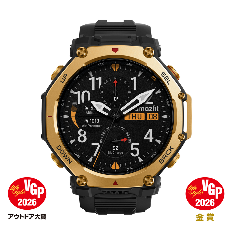 【人気No.2】Amazfit T-Rex 3 Pro 48mm・44mm