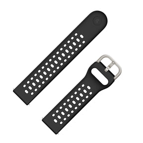 Amazfit 純正スマートウォッチ シリコン/レザー替えバンド  20mm