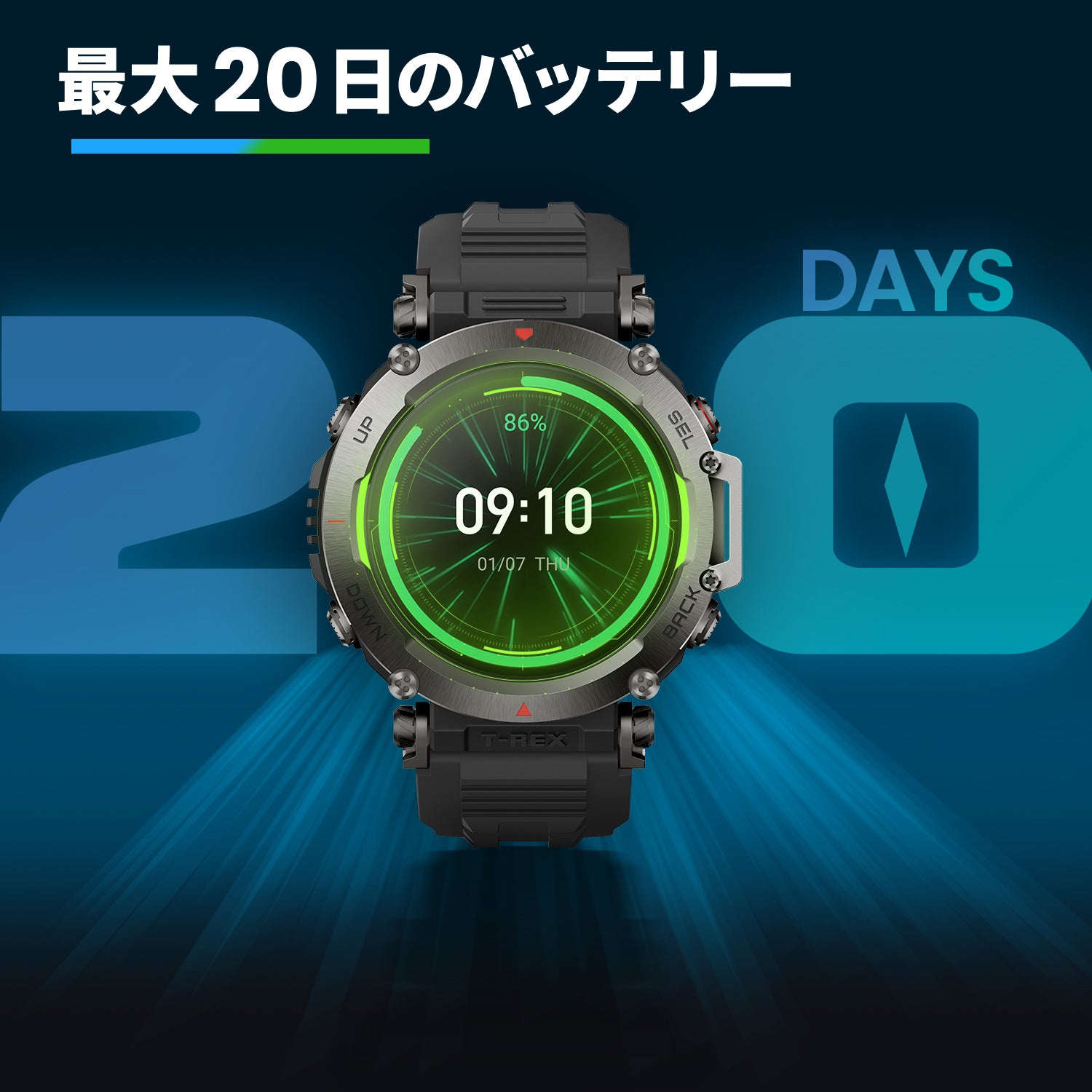 Amazfit T-Rex Ultra ガラスフィルム付