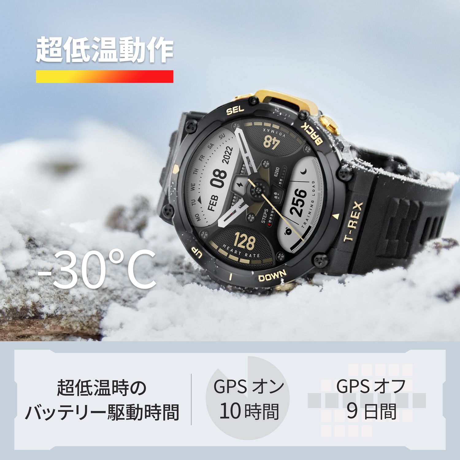 アウトレット】Amazfit T-Rex 2 47mm