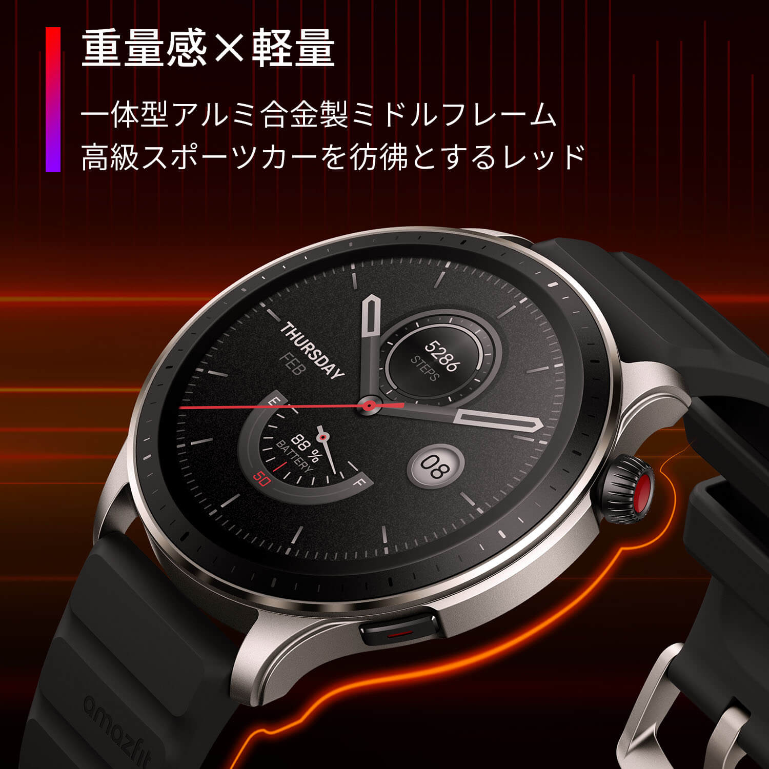 GTR 4 / Amazfit スマート・ランニングウォッチ